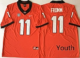 Youth Georgia Bulldogs 11 Jake Fromm Red Nike College Football Jersey,baseball caps,new era cap wholesale,wholesale hats